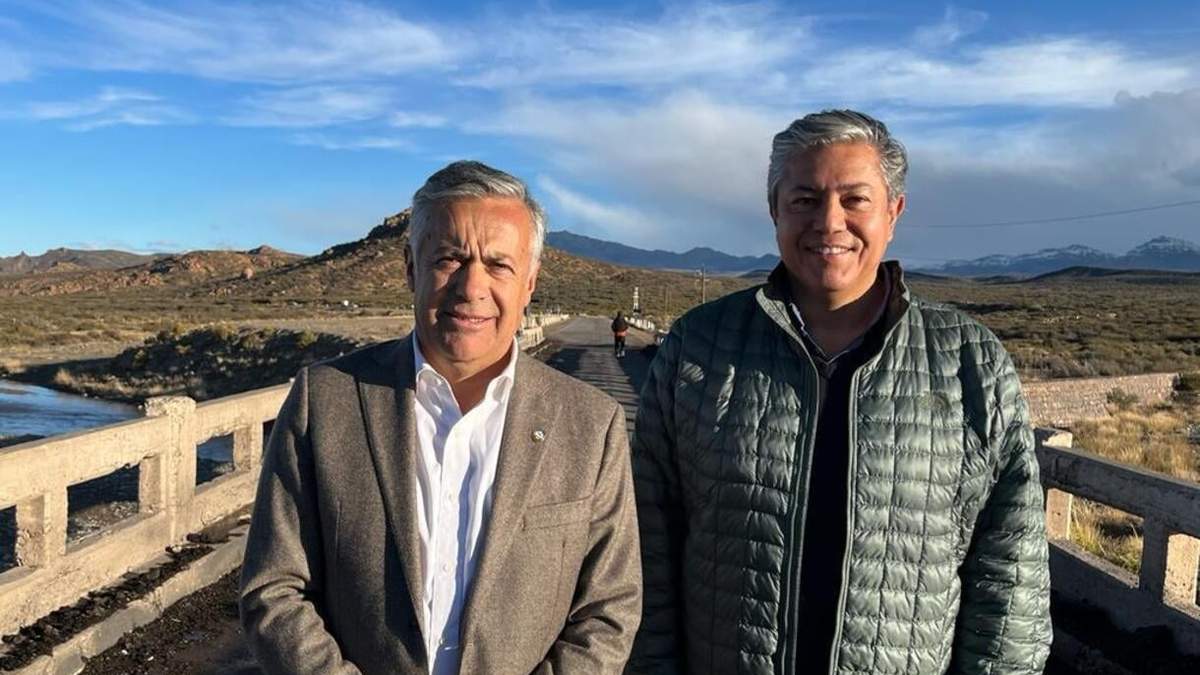 Rolando Figueroa junto a Alfredo Cornejo. Fuente (Twitter).