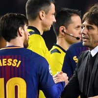 Antonio Conte le cerró la puerta a una posible llegada de Messi al Inter