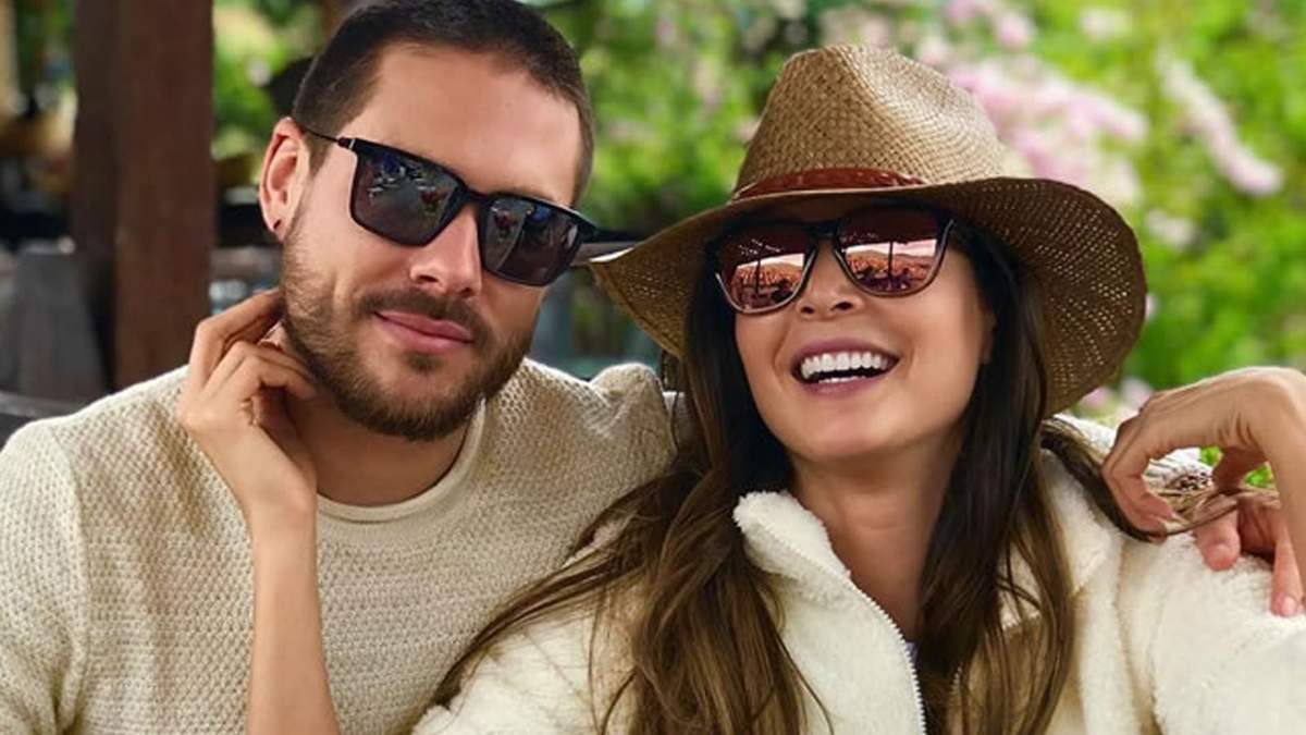 Carmen Villalobos y Sebastián Caicedo. Fuente: (Twitter)