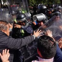 Bloqueos del Sindicato del Poder Judicial en la CDMX terminan en enfrentamientos con policías