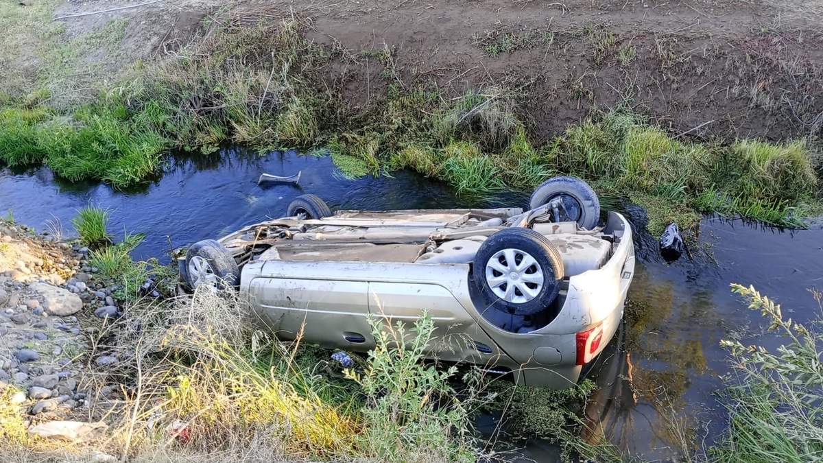 Vuelco en Ruta 7. Fuente: (Centenario Digital)