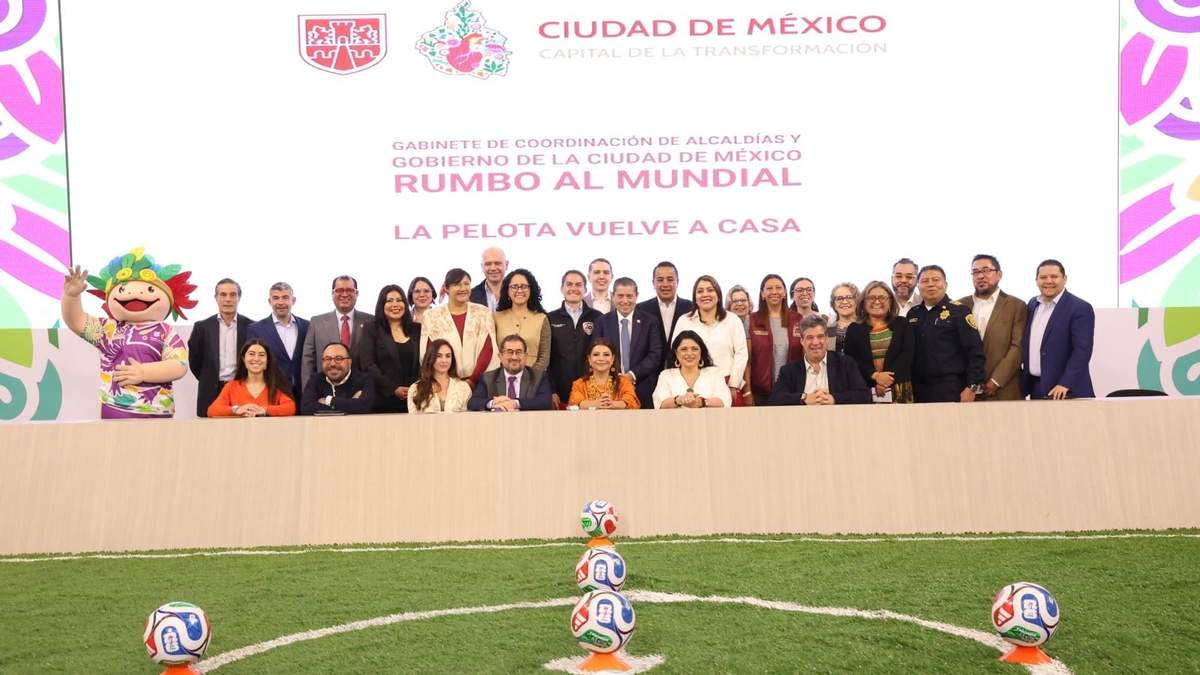 Presentación del Gabinete de Coordinación entre alcaldías y el Gobierno de la CDMX, de cara al Mundial