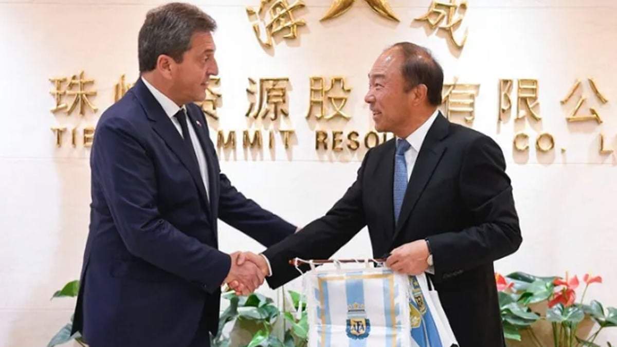 Sergio Massa en China. Fuente: (Twitter)