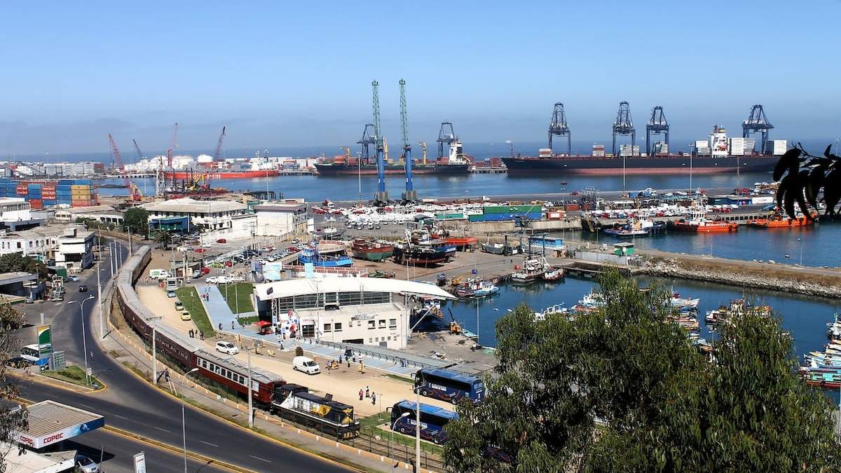 Puerto de San Antonio, Chile. Foto: Especial