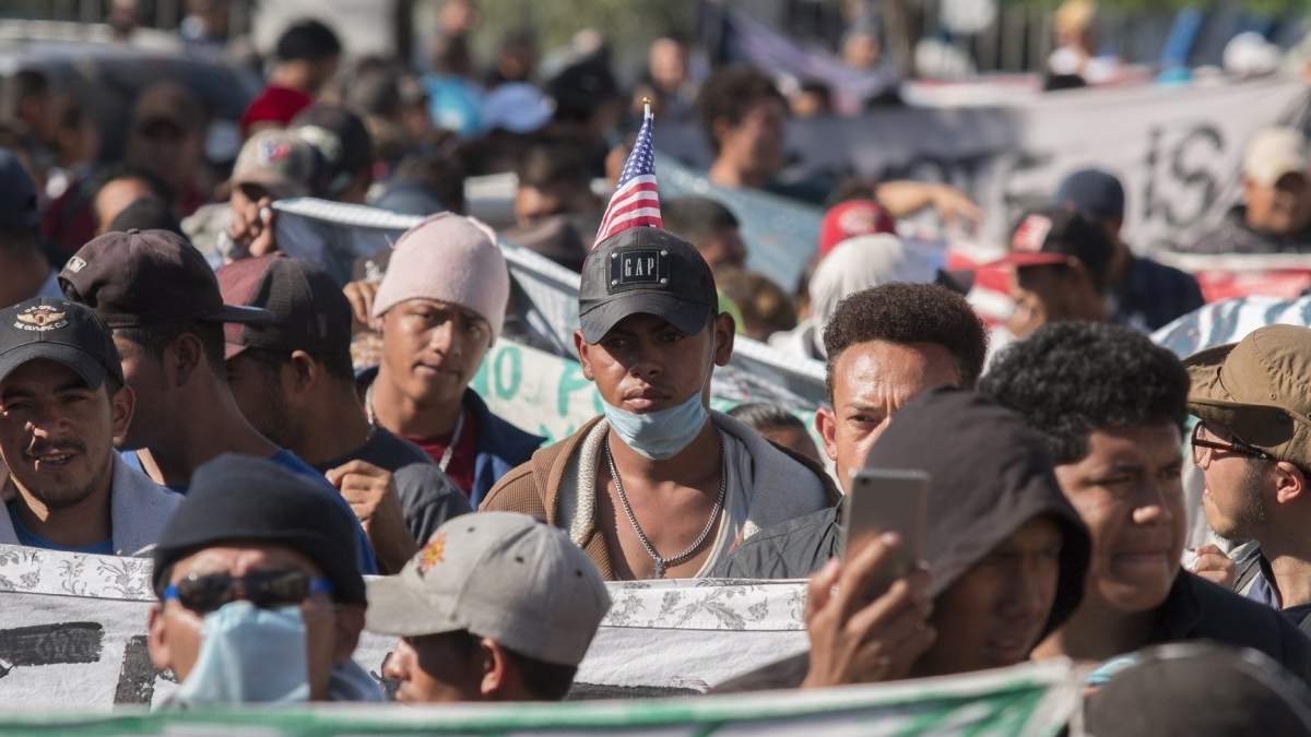 Caravanas de migrantes a su paso por México