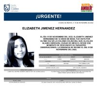 Familiares buscan a Elizabeth Jiménez quien desapareció tras subir al transporte escolar