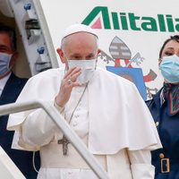 El papa Francisco se despide de Irak y parte rumbo a Roma