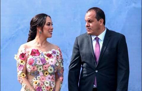 Cuauhtémoc Blanco y su esposa Natalia Rezende