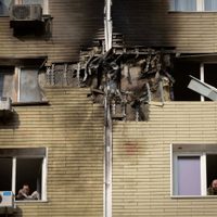 Siete muertos en un gran ataque de drones rusos contra Kiev antes de conversaciones de alto al fuego