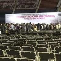 Tras mitin fallido, Claudia Sheinbaum cambia el Estadio Azul por la Arena México