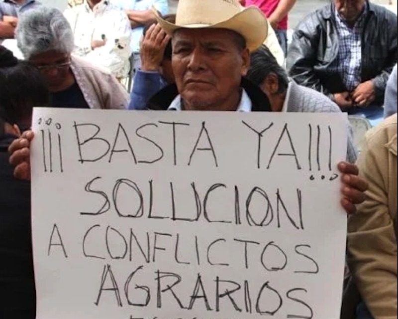Conflictos agrarios