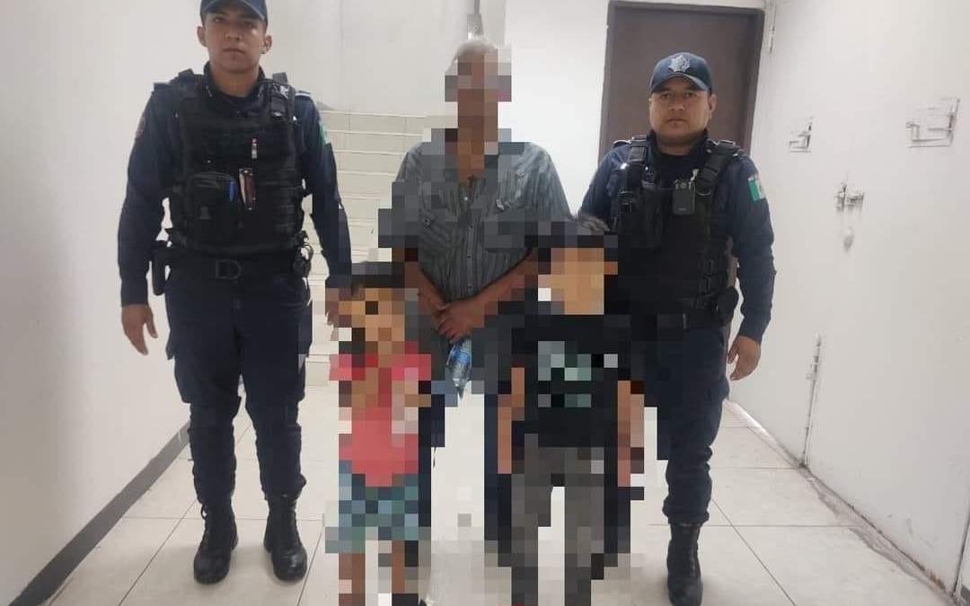 Los menores rescatados