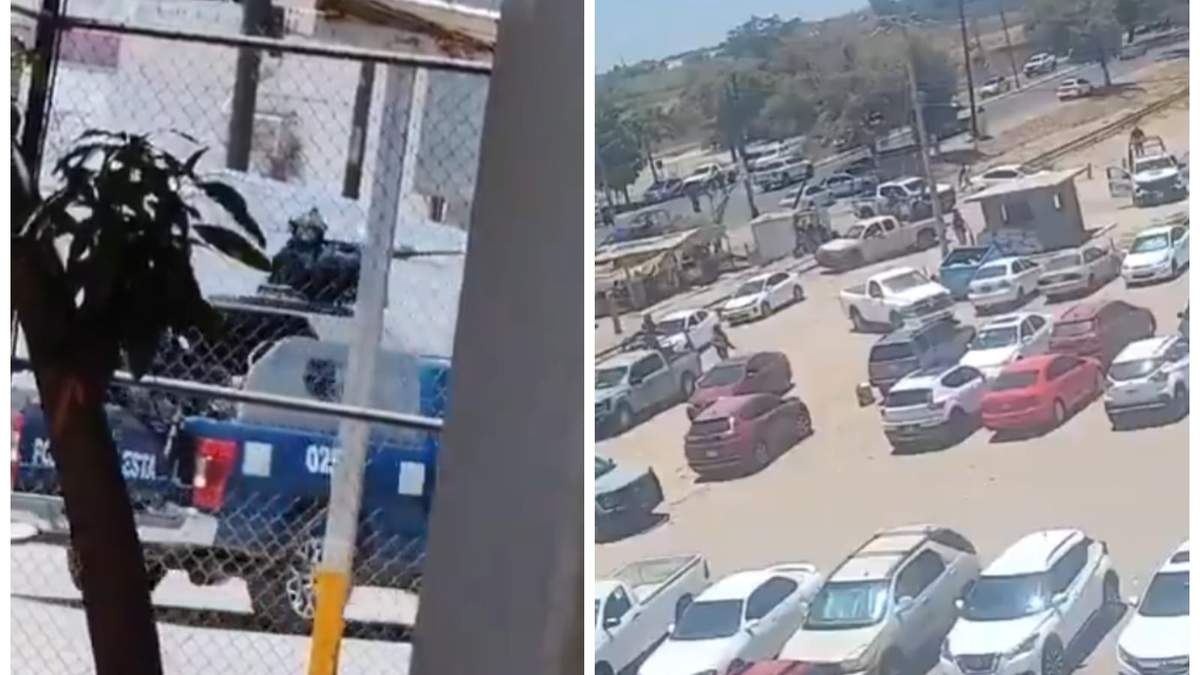 Despliegue de policías en el penal de Culiacán