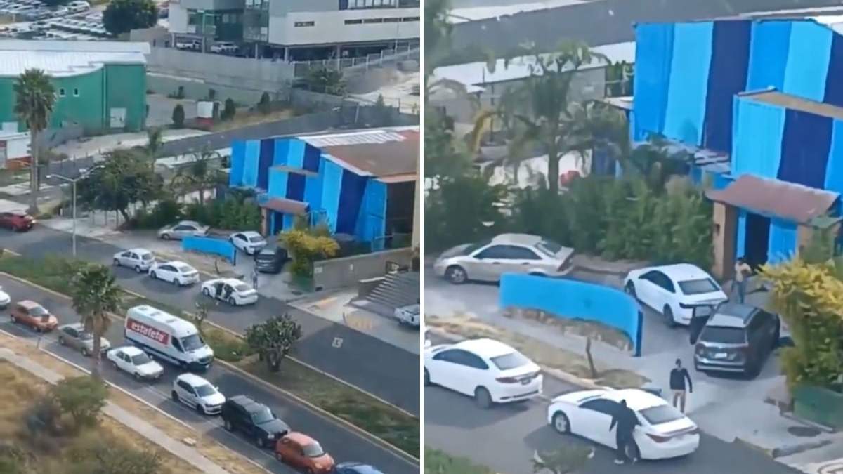 Captura en video de la incursión de hombres armados al inmueble