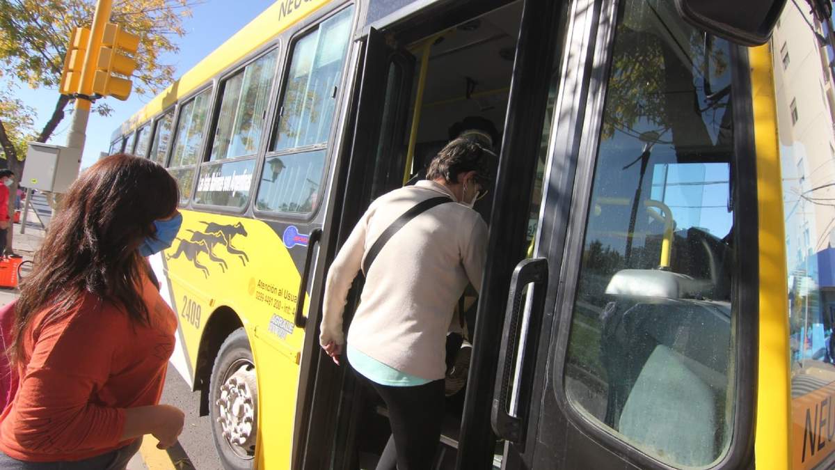 Transporte público en Neuquén. Fuente: (Twitter)