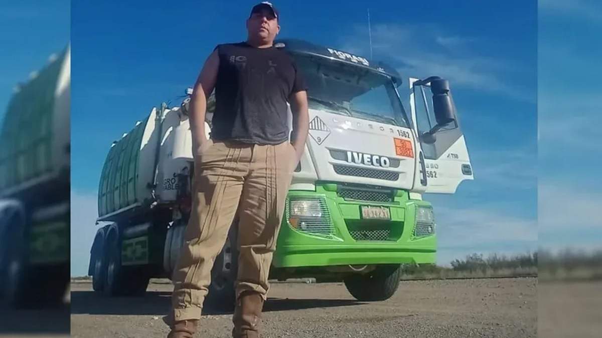 Damián Lobos, el trabajador que murió este miércoles en el yacimiento Mata Mora. Fuente (Facebook)