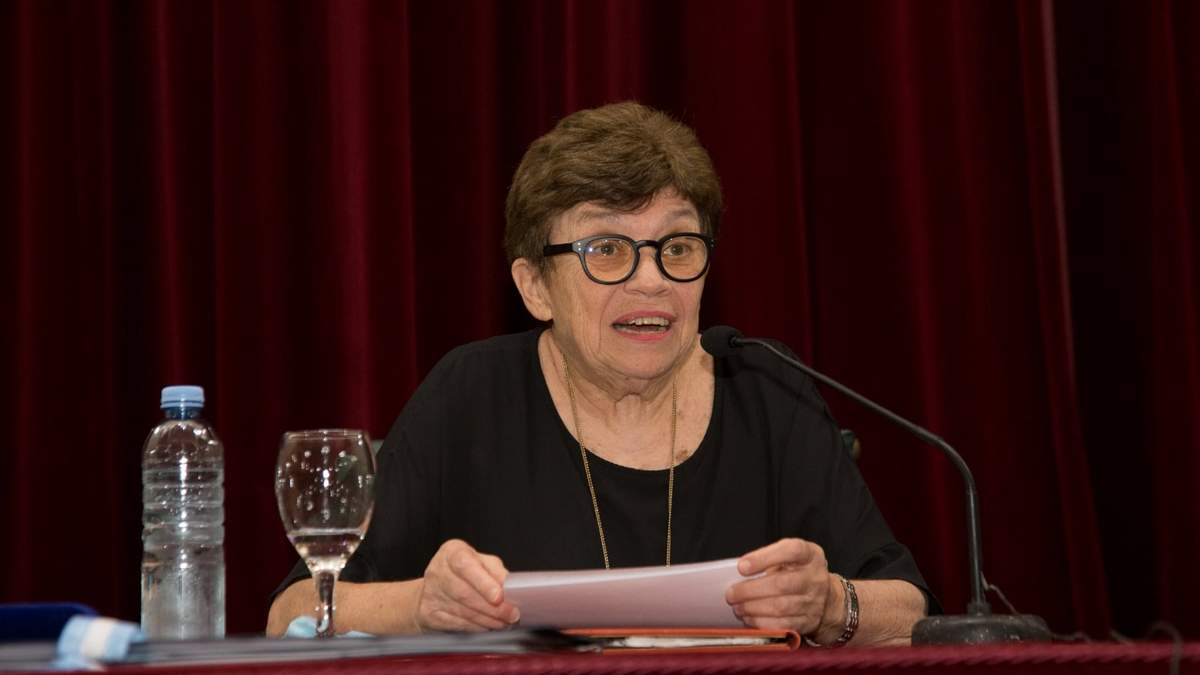 Aida Kemelmajer, invitada a la Legislatura. Fuente: (Twitter)