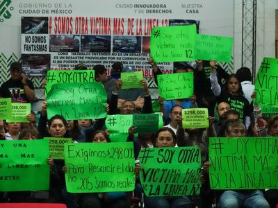 Comerciantes afectados por rehabilitación de la Línea 12 exigen la remoción del titular de la Sedeco