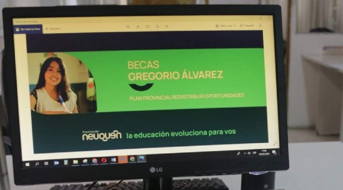 Becas  provinciales "Gregorio Álvarez". Fuente: (Facebook)
