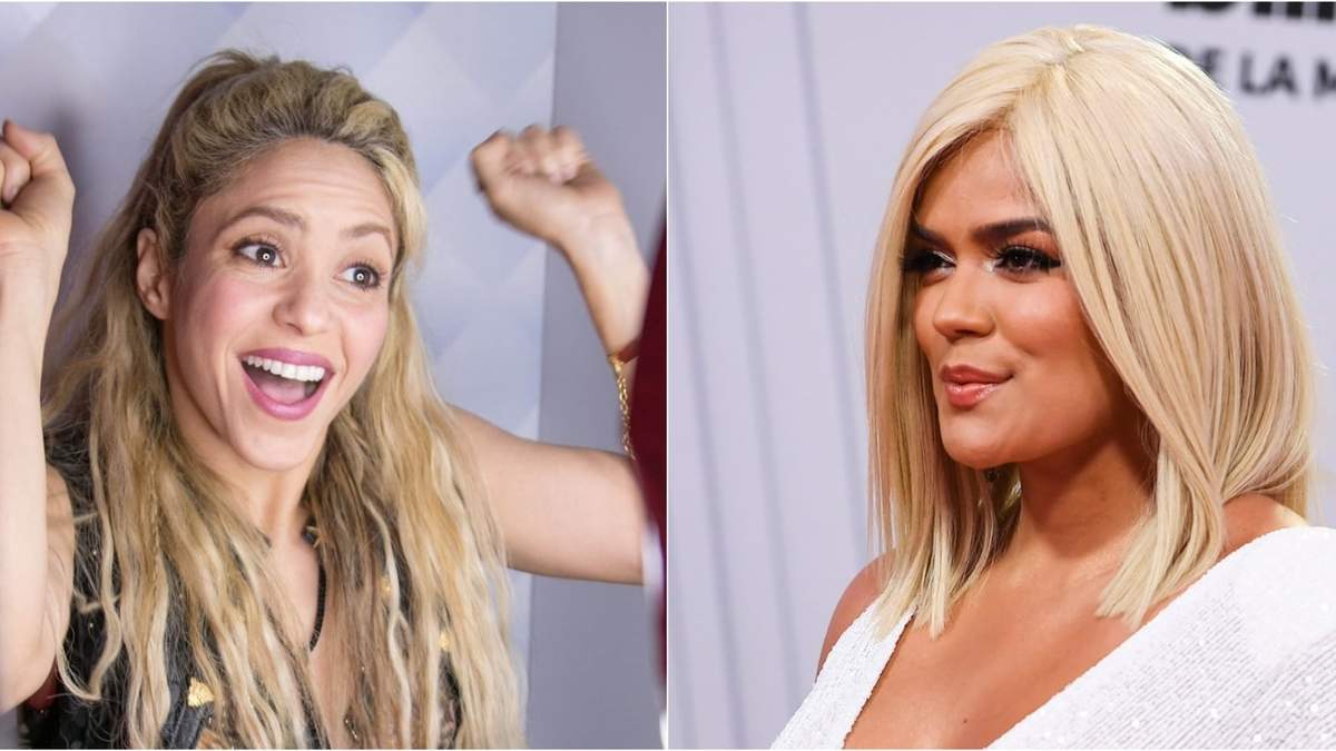 Shakira y Karol G. Fuente: (Twitter)