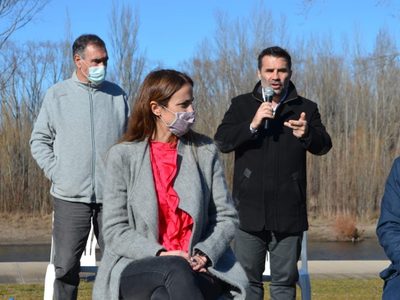 Darío Martínez acompañó a los precandidatos neuquinos del Frente de Todos
