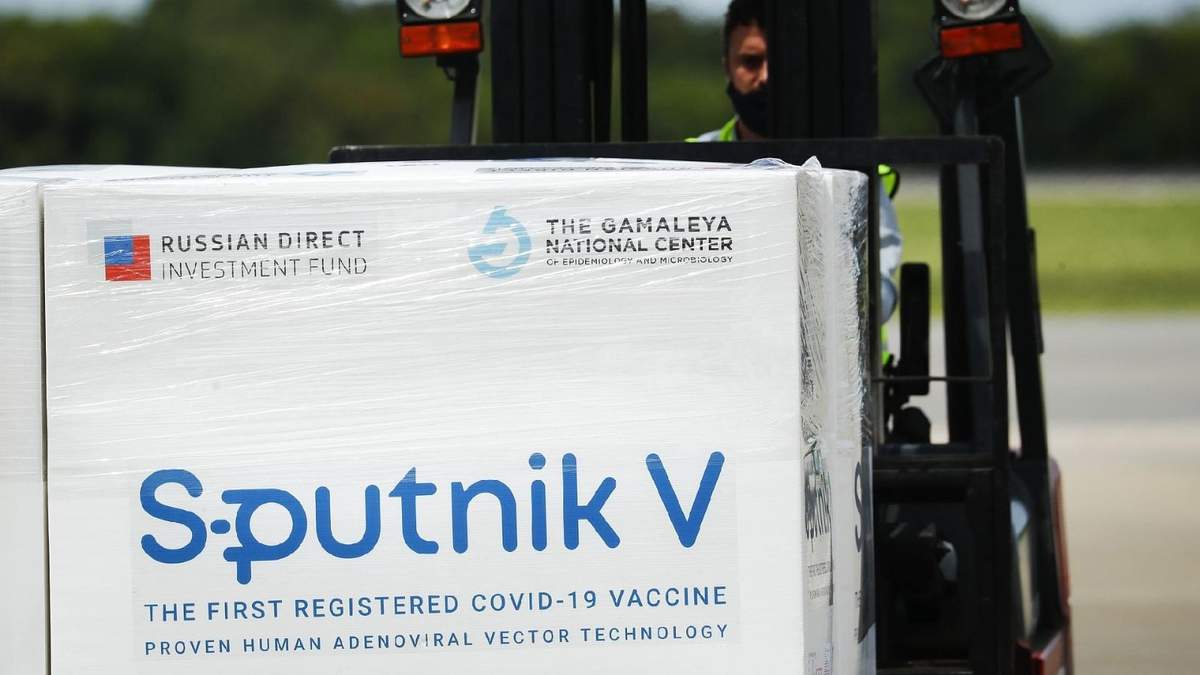 Lote de vacunas Sputnik V. Fuente: (Twitter)