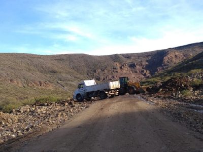 Vialidad Provincial logró habilitar rutas del norte neuquino afectadas por el temporal