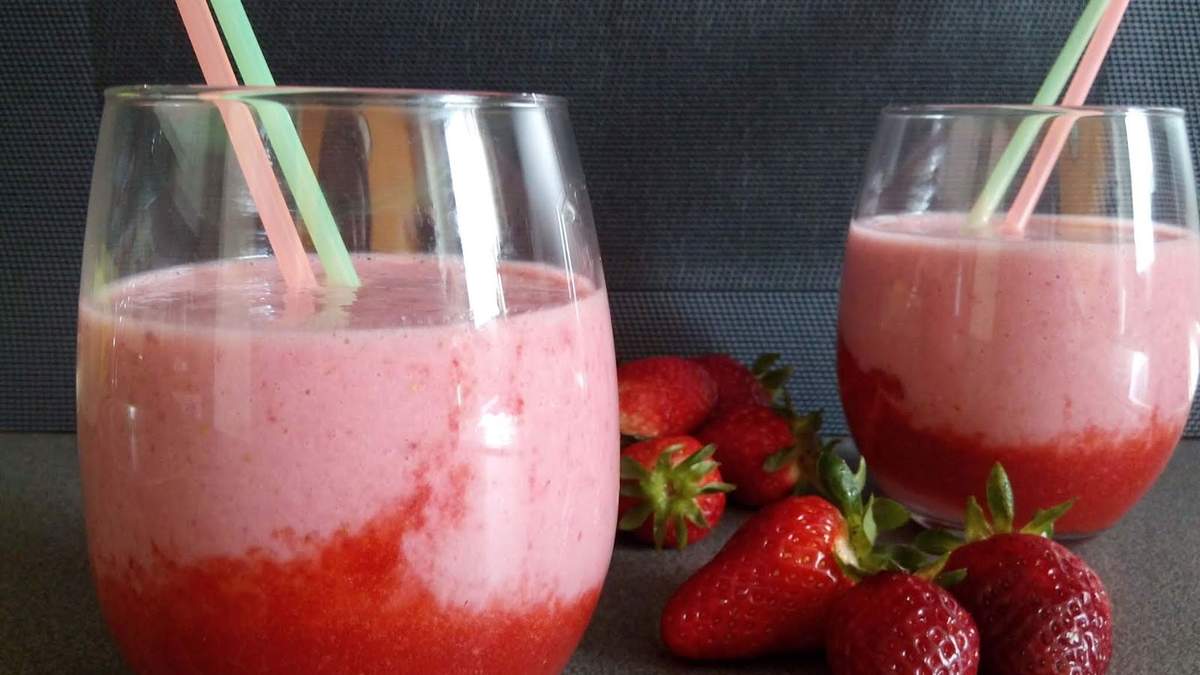 Leche de frutilla. Fuente: (Instagram)