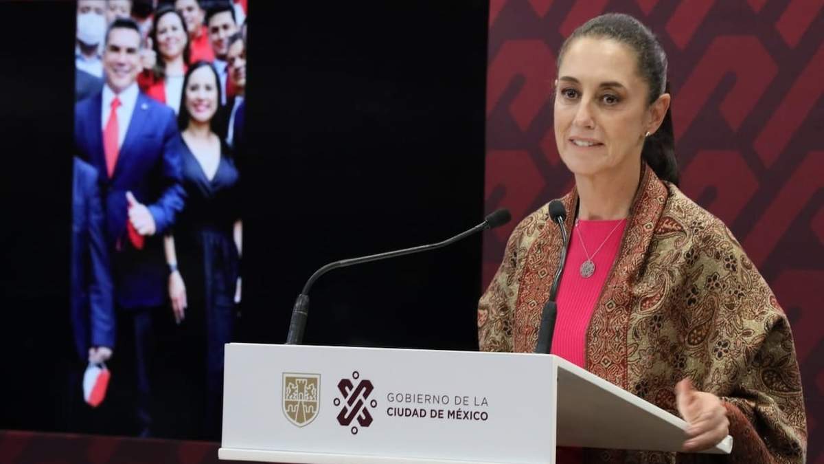 Claudia Sheinbaum presentó la imagen de la alcaldesa con el líder del PRI
