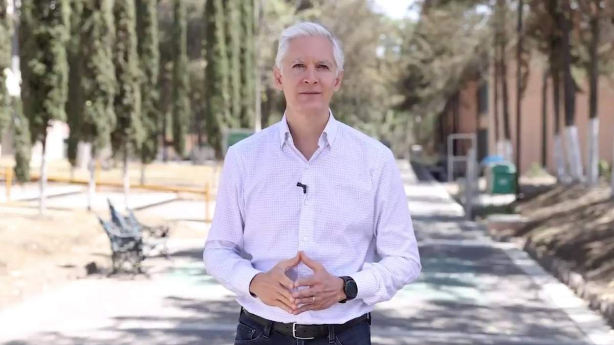 El gobernador en su mensaje en video
