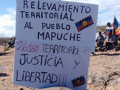 La comunidad Mapuche sigue enfrentada  por el plan de relevamiento territorial