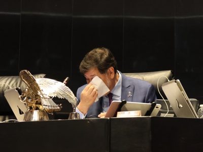 Gerardo Fernández Noroña “se quiebra” al recordar a su abuela en el pleno del Senado (Video)