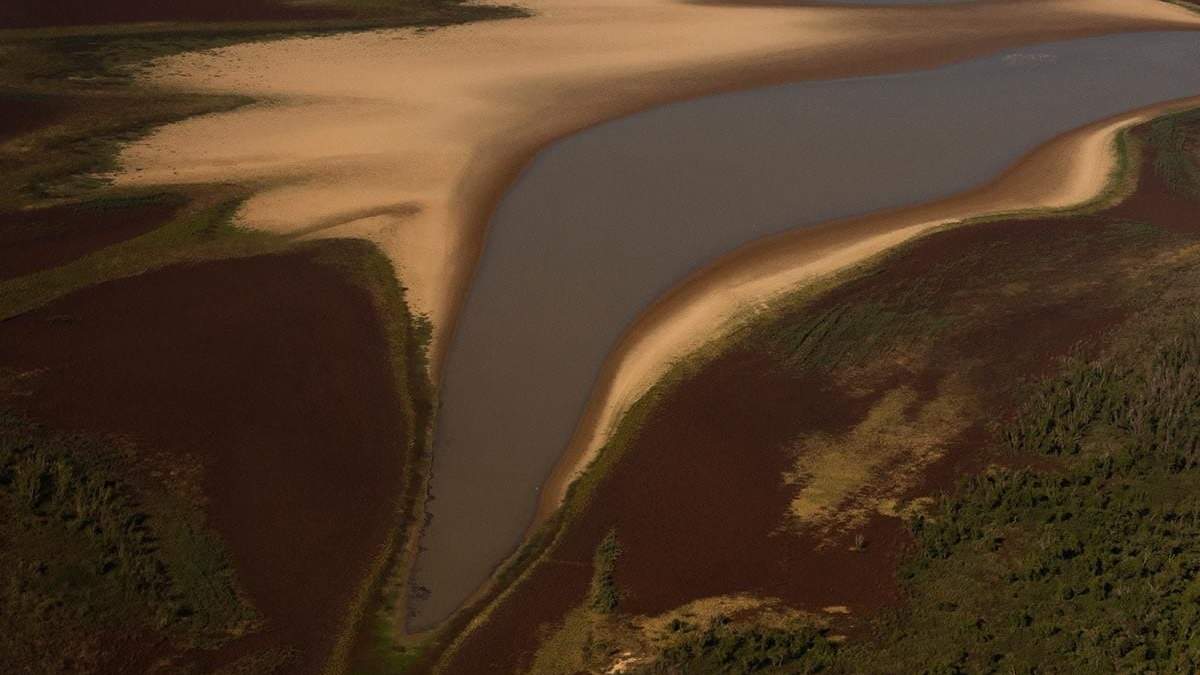 El río Paraná enfrenta su peor sequía desde 1944. Fuente: (Twitter)