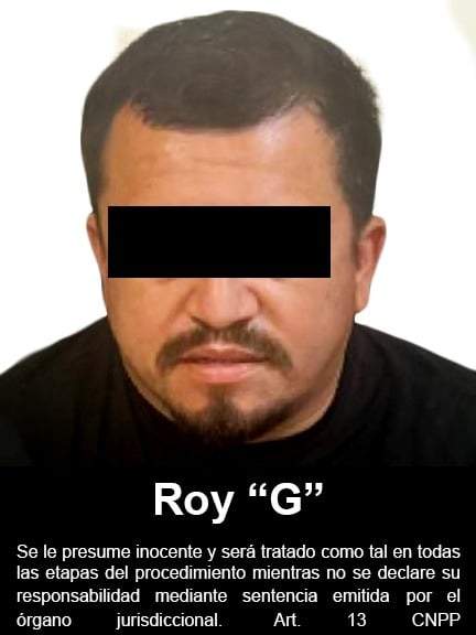 Roy "G", señalado por las autoridades por tener supuestos vínculos con el Cártel del Golfo