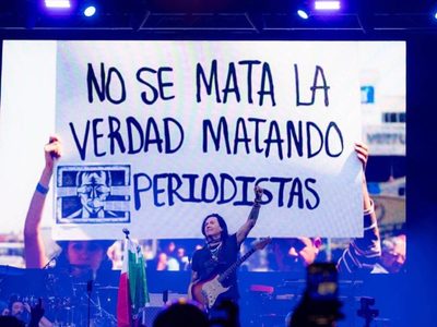 Caifanes protesta por muerte de periodistas en México