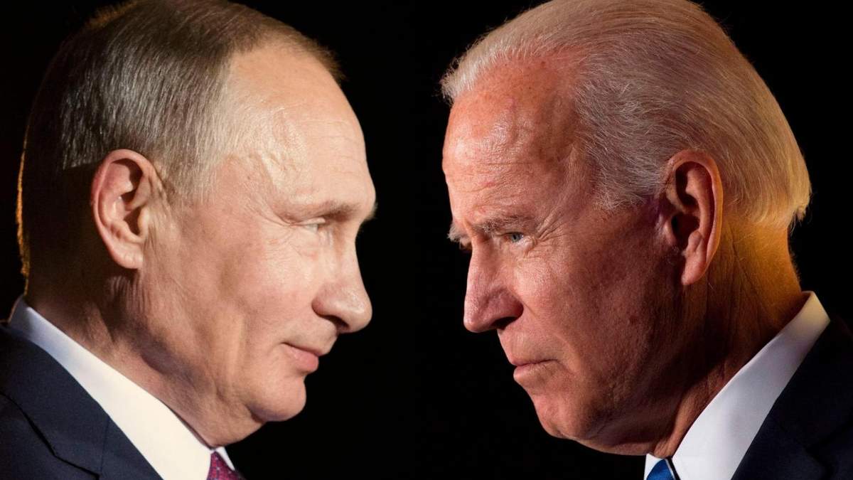 Vladimir Putin y Joe Bien, presidentes de Rusia y Estados Unidos. Fuente: (Twitter)