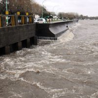 Rige una alerta por una fuerte crecida en el Río de la Plata y la Costa Atlántica