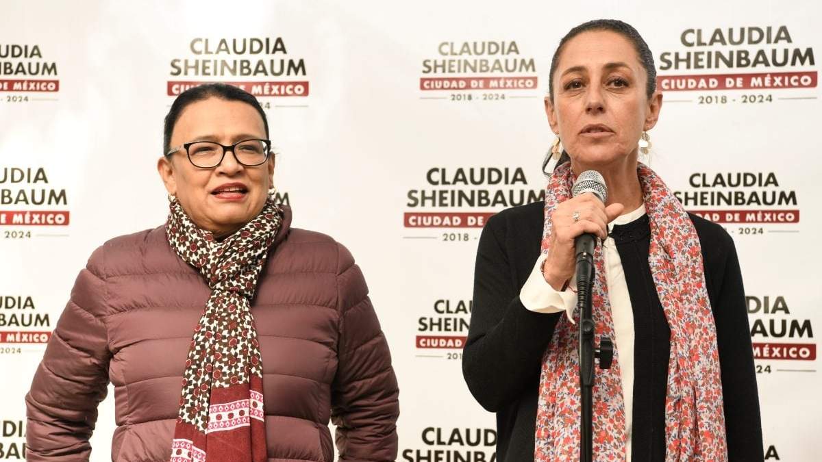 Rosa Icela Rodríguez y Claudia Sheinbaum