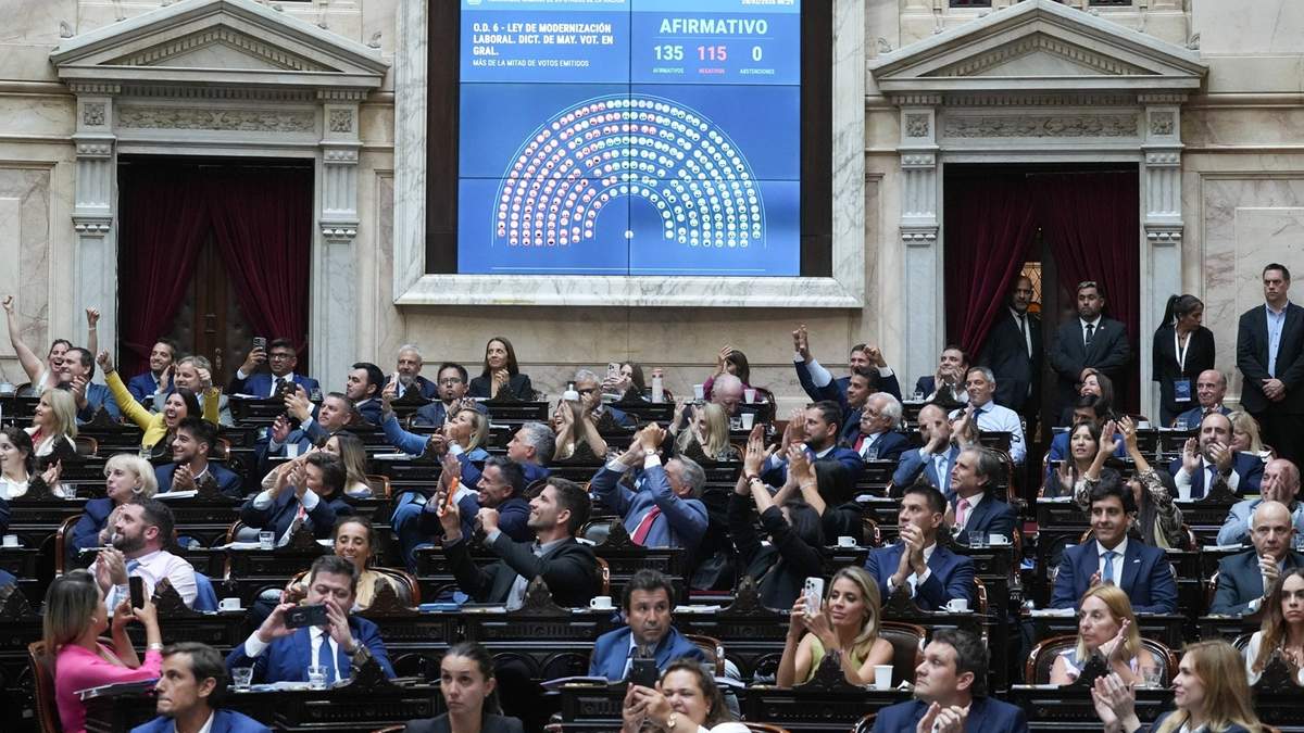El oficialismo logró aprobar la Reforma Laboral