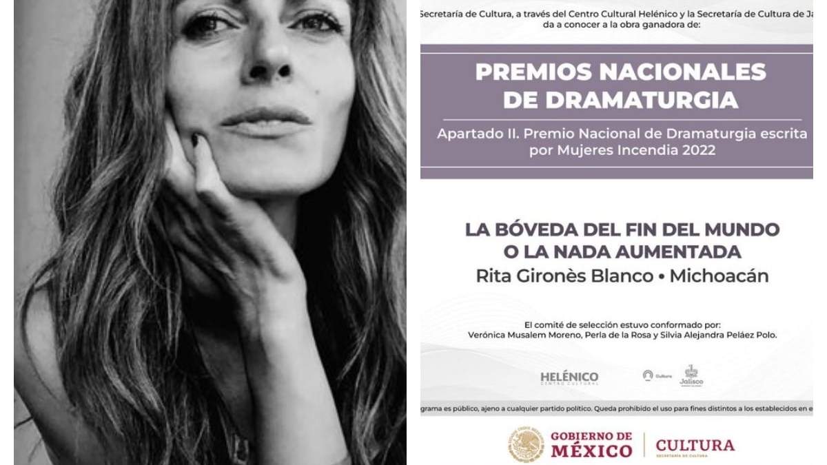 Ganadora del Premio Nacional de Dramaturgia escrita por Mujeres Incendia 2022