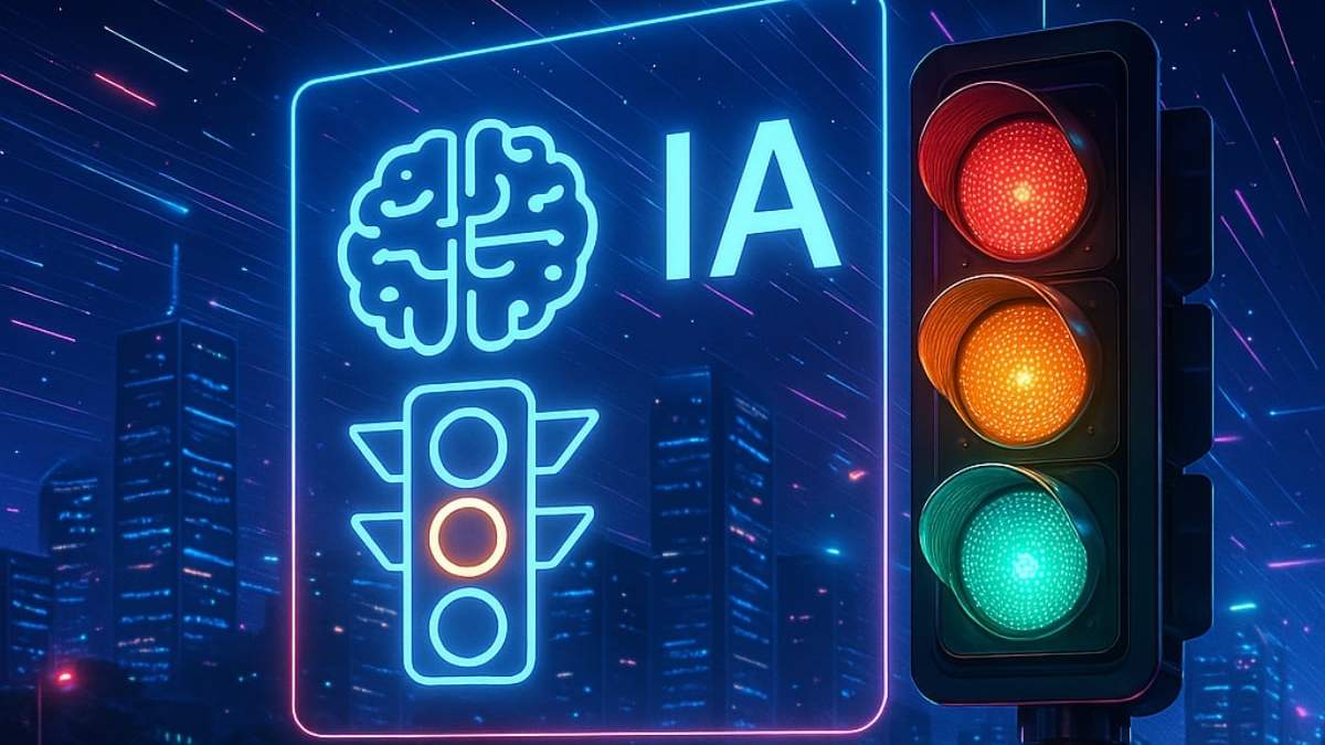 El intendente Gaido aseguró que se instalarán semáforos con inteligencia artificial. Fuente: (Vamos Zaragoza)