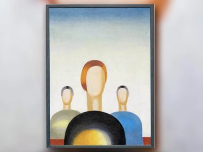 Escándalo en un museo de Rusia: un guardia le dibujó ojos a una pintura de 90 años