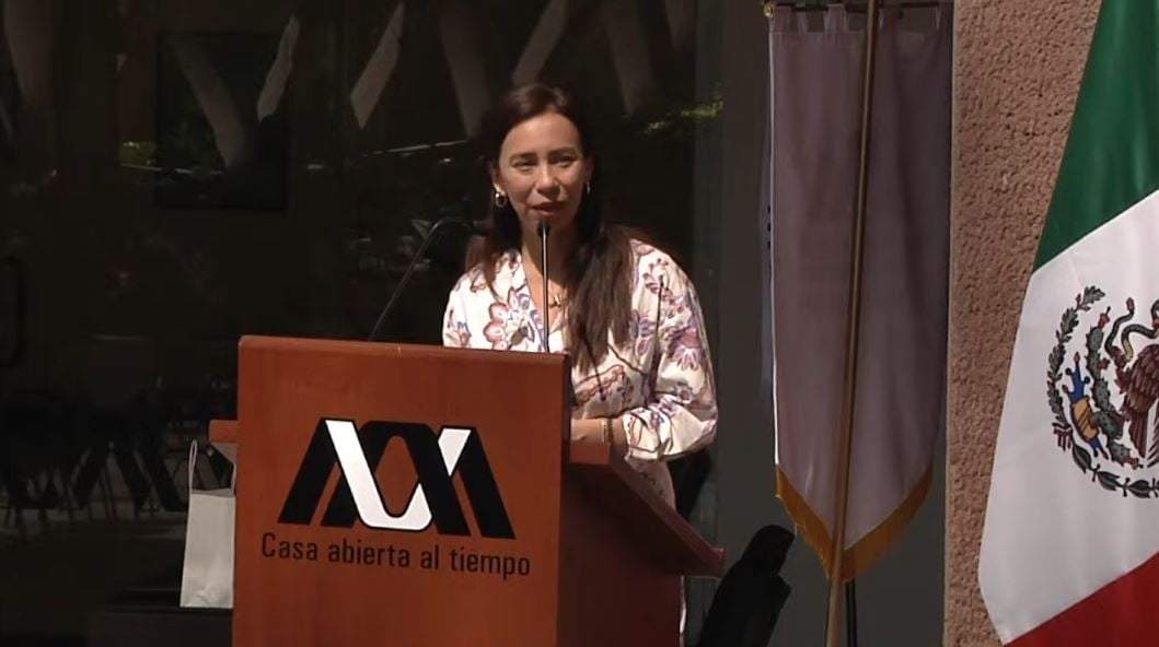 Tania Rodríguez Mora en conferencia en la UAM