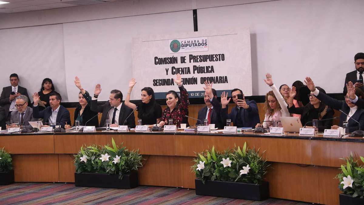 Votación en la Comisión de Presupuesto y Cuenta Pública