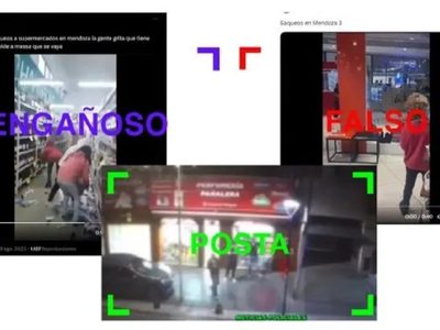 Circulan videos sobre saqueos: cuáles son verdaderos y cuáles, falsos