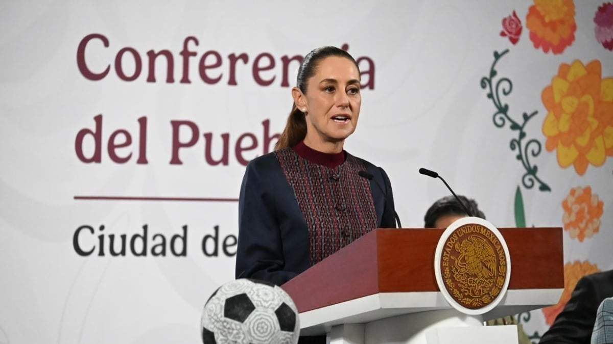 La presidenta Claudia Sheinbaum