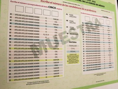 Elección judicial: otra forma de votar