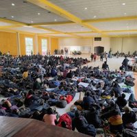 Rescatan a 726 migrantes de una bodega en Tlaxcala
