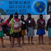 Mujeres Zapatistas se unen al paro Nacional en México