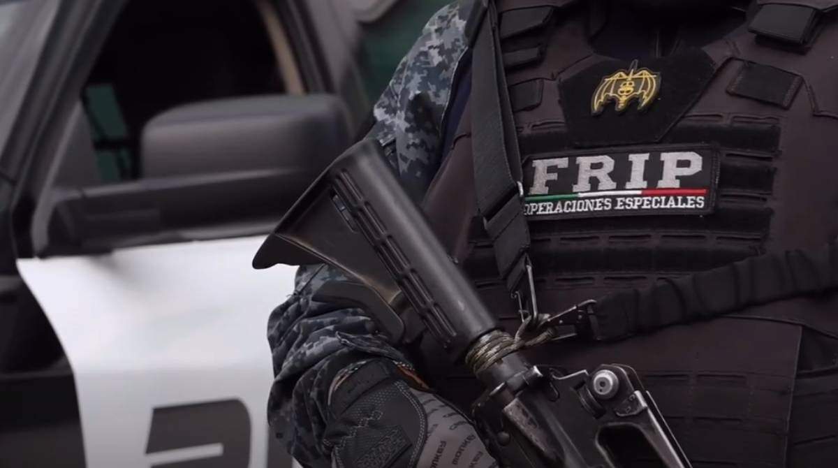 Fuerza de Reacción Inmediata Pakal (FRIP) de la Secretaría de Seguridad del Pueblo (imagen ilustrativa)